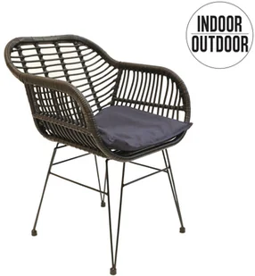 D2.Design Krzesło Surabaya z podłokietnikami czarn e 211565 - Krzesła - miniaturka - grafika 2