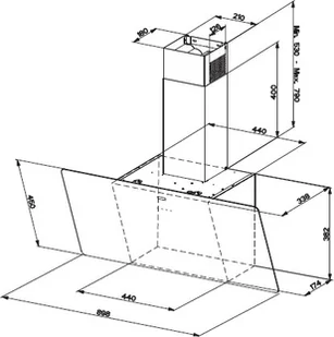 Franke Evolution FPJ 905 V BK/BG (110.0441.355) - Okapy kuchenne - miniaturka - grafika 3