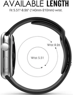 Tech-Protect Pasek Smoothbanb do Watch 1/2/3/4 42/44mm) Czarny - Akcesoria do smartwatchy - miniaturka - grafika 5