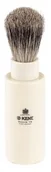 Akcesoria do golenia męskie - KENT Podróżny pędzel do golenia z włosia borsuczego (pure badger) SHAVE TR - miniaturka - grafika 1