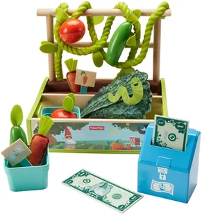 Fisher Price Price Price Supermarket stragan farma z warzywami GGT62 - Zabawy w naśladowanie dorosłych - miniaturka - grafika 3