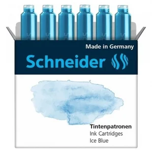 SCHNEIDER Naboje do piór błękitne 6szt. /SR166130/ PB1579-BŁ - Naboje i atramenty - miniaturka - grafika 2