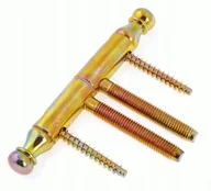 Akcesoria do drzwi - Zawias Wkręcany Retro Ocynkowany 14*110MM - miniaturka - grafika 1