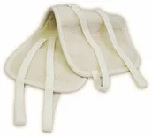 Meble i wyposażenie gabinetów medycznych - Pas lędźwiowy wełniany dwustronny, beżowy - miniaturka - grafika 1