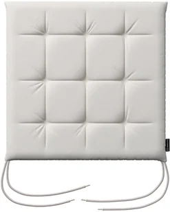 Dekoria Siedzisko Karo satynowa ciepła biel - Poduszki ogrodowe - miniaturka - grafika 2