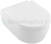 Miski WC - Villeroy & Boch Avento combi-pack zestaw z deską biały 5656HRRW - miniaturka - grafika 1