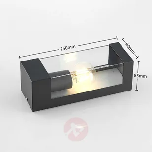 Lindby Lindby Tilian kinkiet zewnętrzny, kątowy, E27 - Lampy ogrodowe - miniaturka - grafika 4