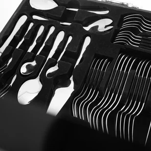 Orion Zestaw komplet sztućców PROFISIMO 39 el. łyżka widelec nóż sztućce do sałatek ciasta 143692 - Zestawy sztućców - miniaturka - grafika 7