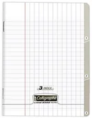 Notesy i bloczki - Clairefontaine 18224 °C 17 x 22 cm Seyes linie zeszytowym nacięciami notebook z 48 arkuszy, przezroczysty 18224C - miniaturka - grafika 1