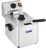 Frytownice gastronomiczne - Royal Catering Frytownica elektryczna 8L termostat E.G.O. RCEF 08E-EGO RCEF 08E-EGO - miniaturka - grafika 1