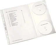 Półki na dokumenty - Leitz Koszulki groszkowe z kieszenią na 2 płyty CD - 5szt. 47613003 - miniaturka - grafika 1