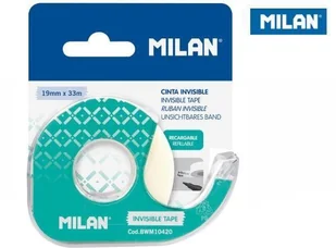 MILAN Taśma samprzylepna niewidoczna 19 mm x 33 m z dyspenserem na blistrze - Taśmy klejące - miniaturka - grafika 2