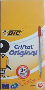 BIC Długopis cristal czerwony D25C-822F9 - Długopisy - miniaturka - grafika 3