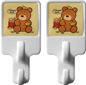 Wieszaki łazienkowe - Vorel Haczyki naścienne samoprzylepne 74742 - miniaturka - grafika 1