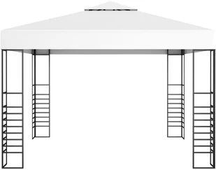 vidaXL Namiot ogrodowy, 3 x 3 m, biały - Pawilony ogrodowe - miniaturka - grafika 2