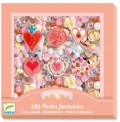 Prace ręczne dla dzieci - Djeco Zestaw do tworzenia biżuterii Perełki Serca - miniaturka - grafika 1