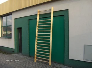 Drabinka gimnastyczna 250 x 90 cm z okuciem - Marbo Sport 1005470 - Wyposażenie sportowe i gimnastyczne - miniaturka - grafika 7