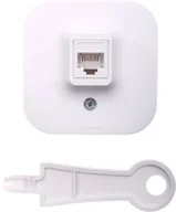 Gniazdka elektryczne - LEDart telefoniczne Legrand Forix RJ11 natynkowe białe IP20 - miniaturka - grafika 1
