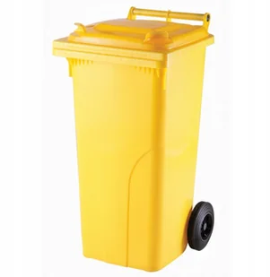 FENIKS Pojemnik na odpady Europlast atestowany 120l żółty - Kosze na śmieci - miniaturka - grafika 3