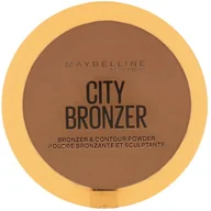 Bronzery i konturowanie twarzy - Maybelline Maybelline City Bronzer Puder Brązujący Do Twarzy 300 Deep Cool - miniaturka - grafika 1