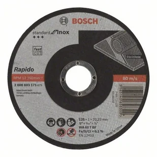 Bosch Tarcza tnąca 125x1x22,23 mm, 2608603171 2.608.603.171 - Materiały ścierne - miniaturka - grafika 2