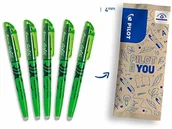 Zakreślacze - Pilot Pen FriXion Light Soft marker do tekstu, zestaw 5 sztuk (pastelowy niebieski, zielony, różowy, fioletowy, -żółty) FLW538684 - miniaturka - grafika 1