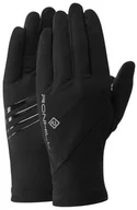 Rękawice do ćwiczeń - RONHILL RONHILL rękawiczki do biegania WIND-BLOCK GLOVE czarne - miniaturka - grafika 1