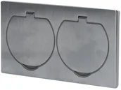 Gniazdka elektryczne - LEDart Solight Solight 5B321 - Wbudowane podwójne podłogowe IP55 - miniaturka - grafika 1