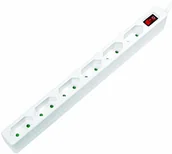 Przedłużacze i rozgałęźniki - LogiLink LPS227 4+2 (4x zestyk ochronny CEE 7/3, 2x USB) Power Cube gniazdko wielofunkcyjne z zabezpieczeniem przed dziećmi - miniaturka - grafika 1