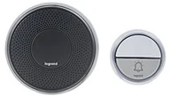 Dzwonki i gongi - Legrand 094253 zestaw do dzwonka bezprzewodowego komfort z wodoszczelnym zamkiem przycisk dzwonka, antracyt, 100 m 94253 - miniaturka - grafika 1