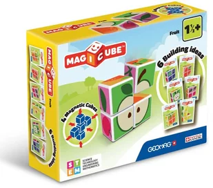 Geomag Zestaw Geomag Magicube owoce GEO131 871772001317 - Klocki - miniaturka - grafika 2