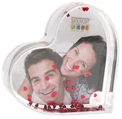 Ramki na zdjęcia - Deknudt Frames Deknudt rama s66fe1 zdjęcie serce w Plexi z czerwonymi cekiny serduszkami S66FE1-.0X.0 - miniaturka - grafika 1