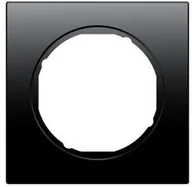 Klawisze i ramki - Berker R3 czarne szkło ramka 1 B_10112216 - miniaturka - grafika 1