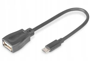 Assmann Kabel OTG USB-Kabel USB 0,2 m AK-300309-002-S - Kable USB - miniaturka - grafika 4