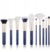 Pędzle do makijażu - Jessup T481 Zestaw 10 pędzli prussian blue/golden - miniaturka - grafika 1