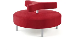 AJ Produkty Siedzisko DOT, 3-ramienne oparcie,  1300 mm, tkanina Medley, czerwony - Inne meble biurowe - miniaturka - grafika 2