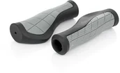 Kierownice rowerowe - Verso Chwyty kierownicy Verso HL-G307 136,5 mm czarno-szare 030175 - miniaturka - grafika 1