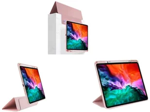 Apple Alogy Etui magnetyczne 2w1 Alogy Magnetic Case do iPad Air 4 2020 Różowe 9568X7 - Etui do tabletów - miniaturka - grafika 2