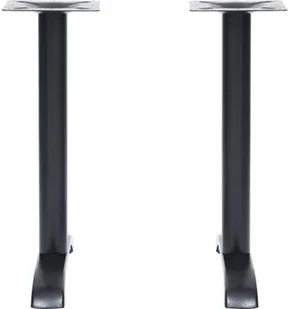 vidaXL Lumarko Nogi do stolika bistro, 2 szt., czarne, 61x8x72 cm, żeliwo 325428 - Meble modułowe i akcesoria - miniaturka - grafika 3