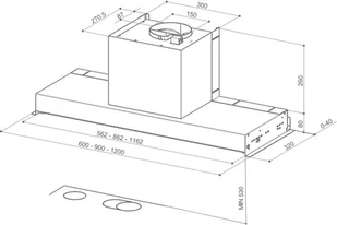 Faber IN-NOVA SMART X120 (305.0554.567) - Okapy kuchenne - miniaturka - grafika 3