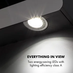 Klarstein Aurora Eco 60 Czarny (CGCH3-Aurora60-BL) - Okapy kuchenne - miniaturka - grafika 9