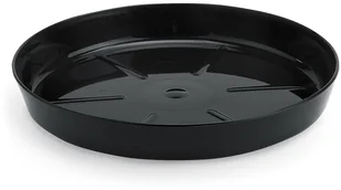 Lamela Lamela Podstawka plastik czarna śr.14,5cm - Pozostałe akcesoria do uprawy roślin - miniaturka - grafika 2