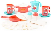 Zabawki AGD - Polesie Polesie 79992 Zestaw naczyń  "Nastka" na 4 osoby 28 elementów w siatce (E3) - miniaturka - grafika 1