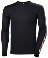 Bluzy narciarskie - Helly Hansen HH Lifa Stripe Crew męska koszulka funkcyjna termoaktywna bielizna sportowa do biegania, żeglarstwa, wędrówek lub jazdy na nartach z długim rękawem - miniaturka - grafika 1