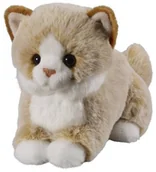 Maskotki i pluszaki - BAUER Kot 18cm leżący beżowy 12502 Tiere mit Herz - miniaturka - grafika 1