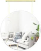 Lustra - Lustro Exhibit 77x61 złote - miniaturka - grafika 1