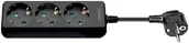 Kable - Wentronic pojemniki na wtyk listwy (3 X Schuko zabezpieczenie przed dziećmi) 1,5 m Czarny 4040849512957 - miniaturka - grafika 1