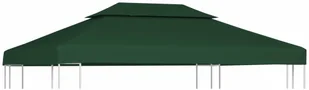 vidaXL vidaXL Zadaszenie namiotu ogrodowego 270 g/m Zielone 3 x 4 m - Pawilony ogrodowe - miniaturka - grafika 3