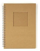 Notesy i bloczki - Rayher 8160400 writing notebook, z passe-partout Stanzung, HF, kwadrat, DIN A6, 60 arkuszy, 70 G/M2 - miniaturka - grafika 1