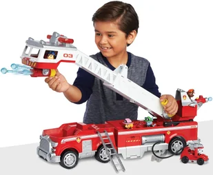Spin Master Spin Psi Patrol Wielki Wóz Strażacki Ultimate Fire Truck światło i dźwięk 6043989 - Figurki dla dzieci - miniaturka - grafika 10